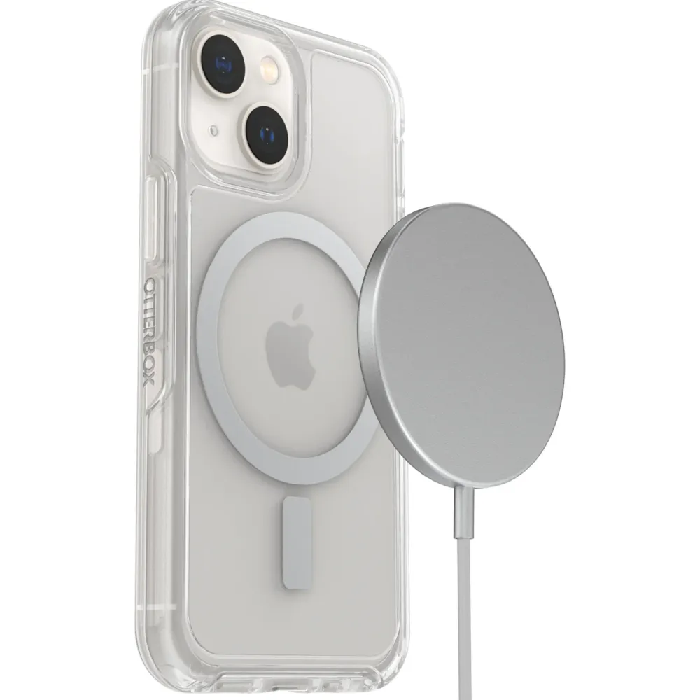 Otterbox Iphone-Tilbehør|Symmetry Plus Robust deksel for iPhone 13 Mini Gjennomsiktig