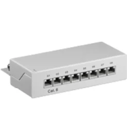 Kjell Tilbehør Og Installasjon|Kabler For Nettverk|Patchpanel 8 porter Cat. 6