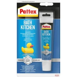 Pattex Kjemi, Spray, Lim|Silikonfuge for baderom og kjøkken 50 ml