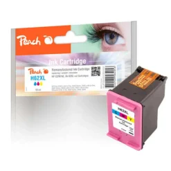 Peach Skrivere Og Tilbehør|Blekkpatron tilsvarer HP 62XL farge