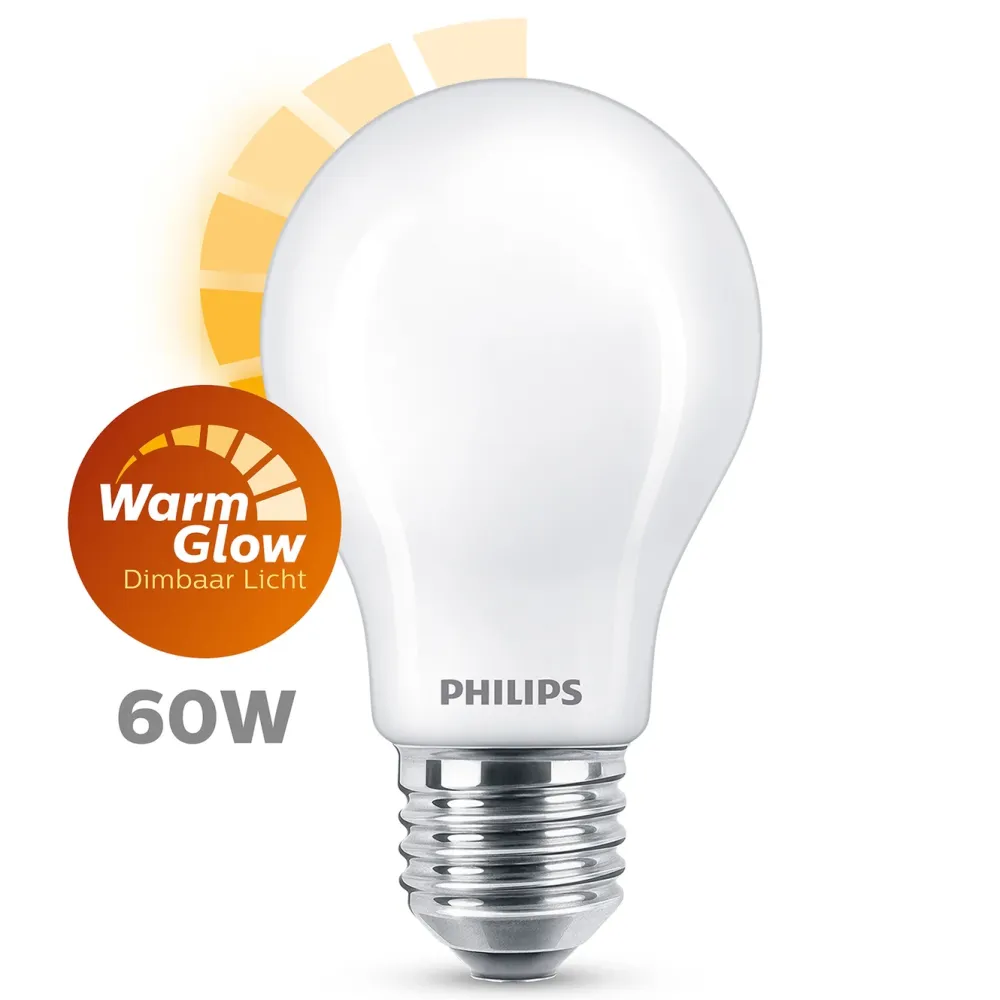 Philips Lyskilder|Dimbar LED-pære E27 806 lm