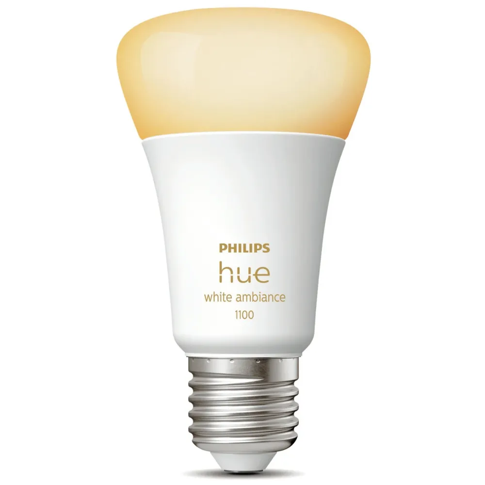 Philips Hue Smart Belysning|Smart Belysning|Ambiance Smart LED-pære E27 1100 lm