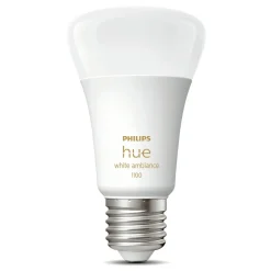 Philips Hue Smart Belysning|Smart Belysning|Ambiance Smart LED-pære E27 1100 lm