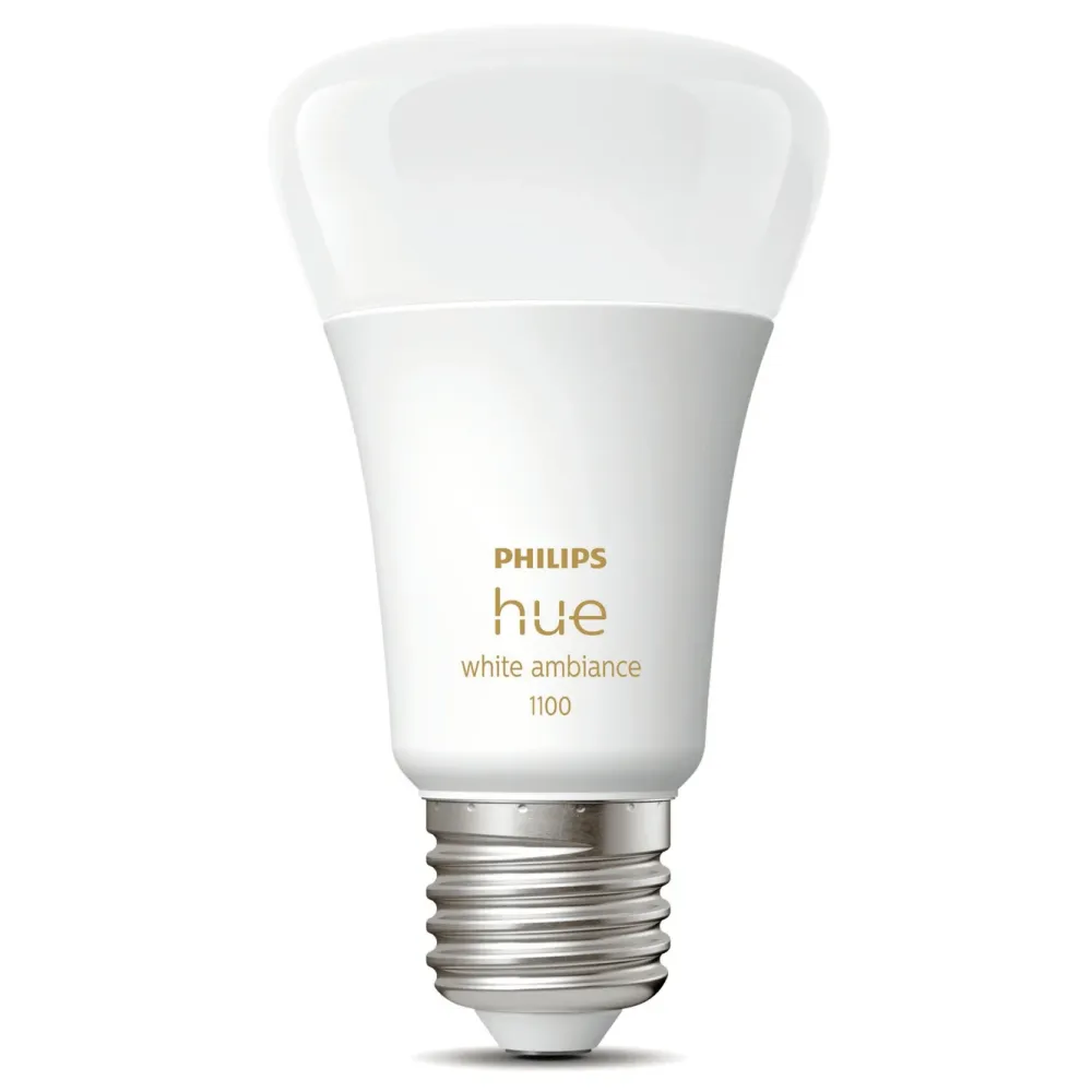 Philips Hue Smart Belysning|Smart Belysning|Ambiance Smart LED-pære E27 1100 lm