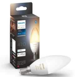 Philips Hue Smart Belysning|Smart Belysning|Ambiance Smart LED-pære E14 470 lm 1-pk.