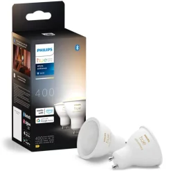 Philips Hue Smart Belysning|Smart Belysning|Ambience Smart LED-lampe GU10 400 lm 2-pk