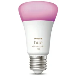 Philips Hue Smart Belysning|Lyslenker|Color Ambiance Smart LED-pære E27 1100 lm