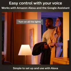 Philips Hue Smart Belysning|Lyslenker|Color Ambiance Smart LED-pære E27 1600 lm