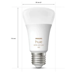 Philips Hue Smart Belysning|Smart Belysning|Color Ambiance Smart LED-pære E27 806 lm 2-pk