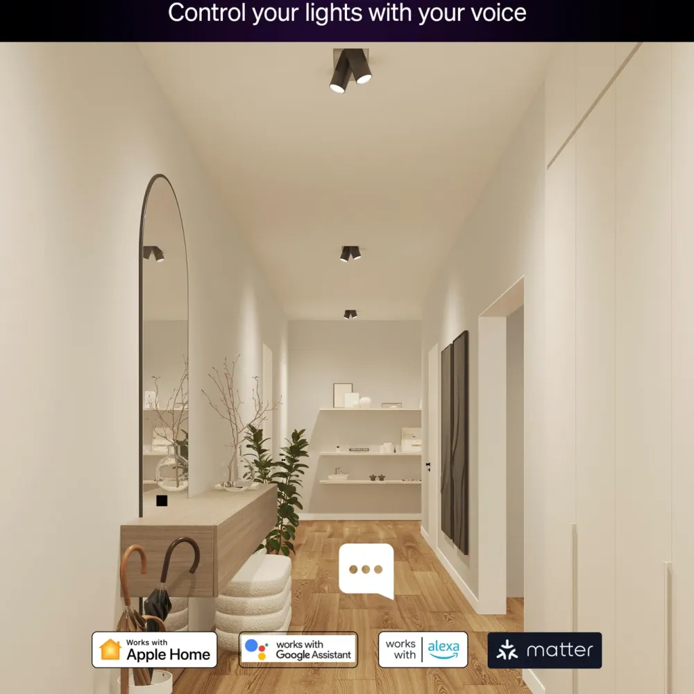 Philips Hue Smart Belysning|Smart Belysning|Essential Smart LED-pære GU10 345 lm 3-pk.