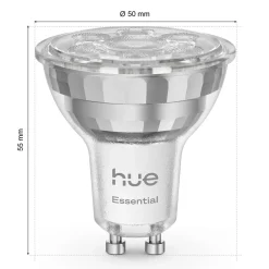 Philips Hue Smart Belysning|Philips Hue|Essential Smart LED-pære GU10 345 lm 1-pk.