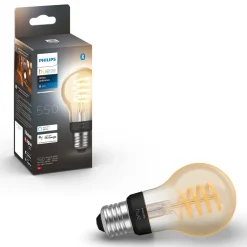 Philips Hue Smart Belysning|Smart Belysning|Filament A60 E27 Smart LED-pære 550 lm