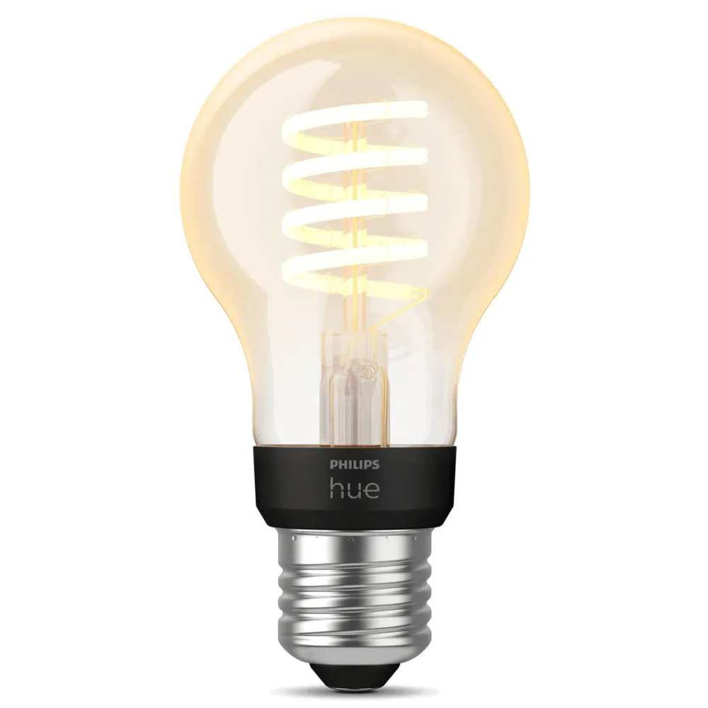 Philips Hue Smart Belysning|Smart Belysning|Filament A60 E27 Smart LED-pære 550 lm