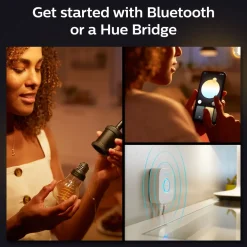 Philips Hue Smart Belysning|Smart Belysning|Filament A60 E27 Smart LED-pære 550 lm