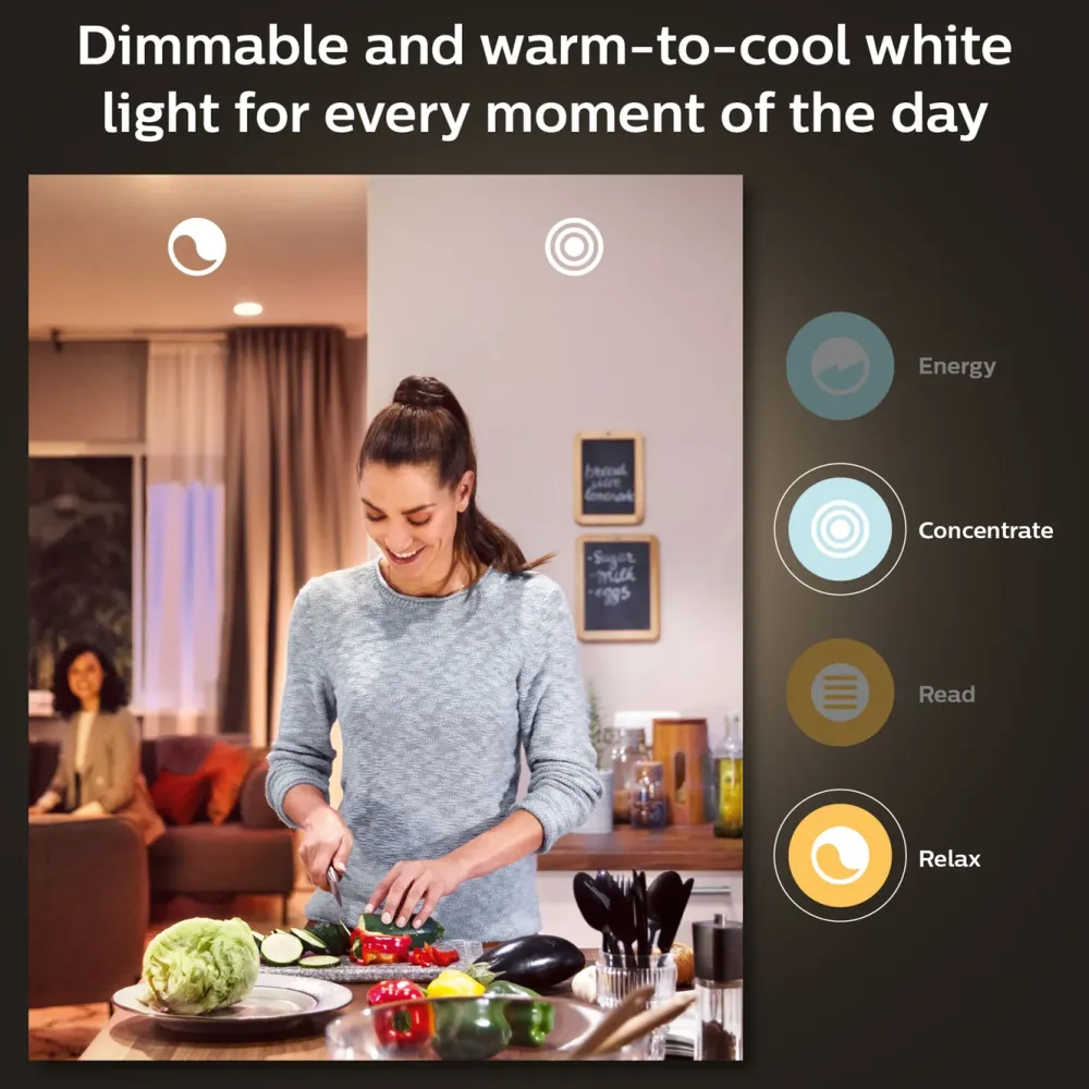 Philips Hue Smart Belysning|Smart Belysning|Filament A60 E27 Smart LED-pære 550 lm 2-pk.
