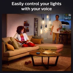 Philips Hue Smart Belysning|Smart Belysning|Filament ST64 E27 Smart LED-pære 550 lm