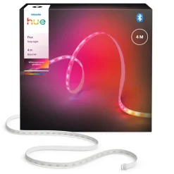 Philips Hue Smart Belysning|Lyslenker|Flux LED‑list – Smart RGBW‑innendørsbelysning 4 m