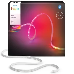 Philips Hue Smart Belysning|Lyslenker|Flux LED‑list – Smart RGBW‑innendørsbelysning 3 m
