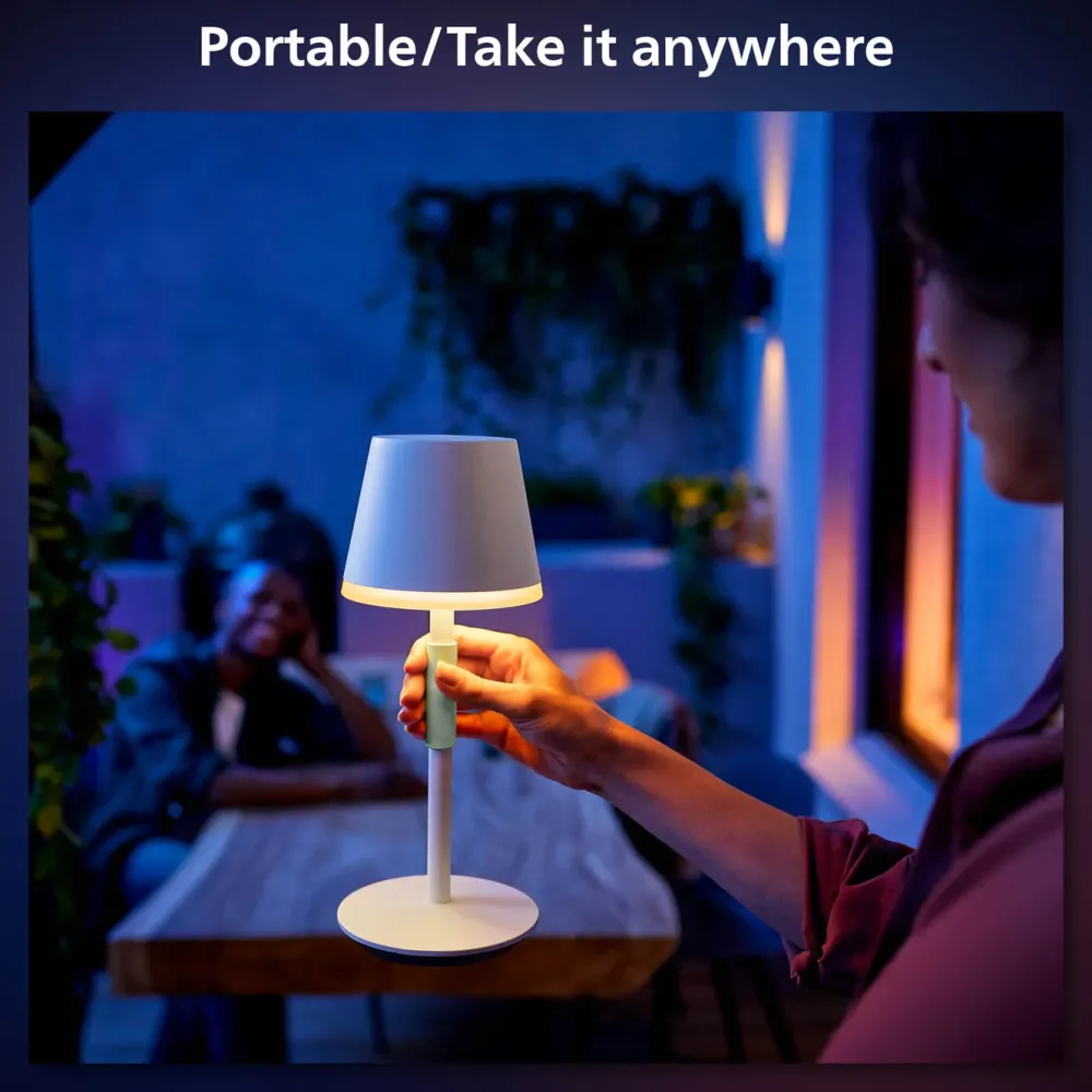 Philips Hue Philips Hue|Utendørs Belysning|Hue Go Portabel bordlampe 530 lm