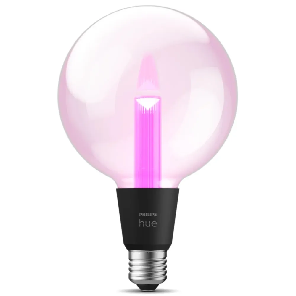 Philips Hue Smart Belysning|Philips Hue|Lightguide G125 E27 smart kuleformet LED-pære 500 lm
