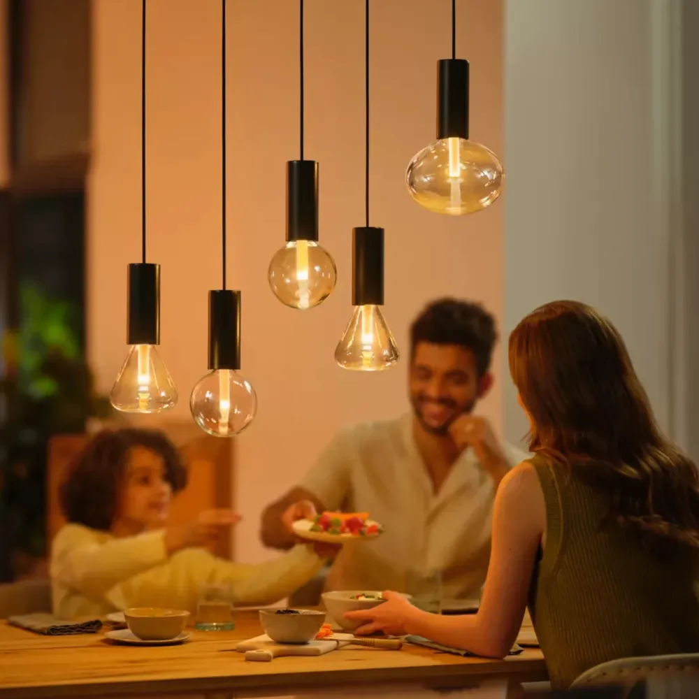 Philips Hue Smart Belysning|Philips Hue|Lightguide G125 E27 smart kuleformet LED-pære 500 lm