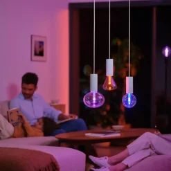 Philips Hue Smart Belysning|Philips Hue|Lightguide G125 E27 smart kuleformet LED-pære 500 lm