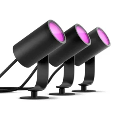 Philips Hue Philips Hue|Utendørs Belysning|Lily Spotlight for utendørsbruk 3-pk.