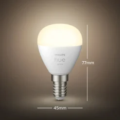 Philips Hue Smart Belysning|Smart Belysning|Luster Smart LED-pære E14 470 lm 2-pk.