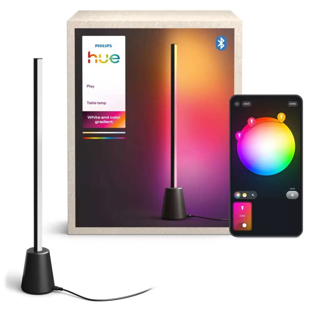 Philips Hue Smart Belysning|Philips Hue|Play bordlampe svart