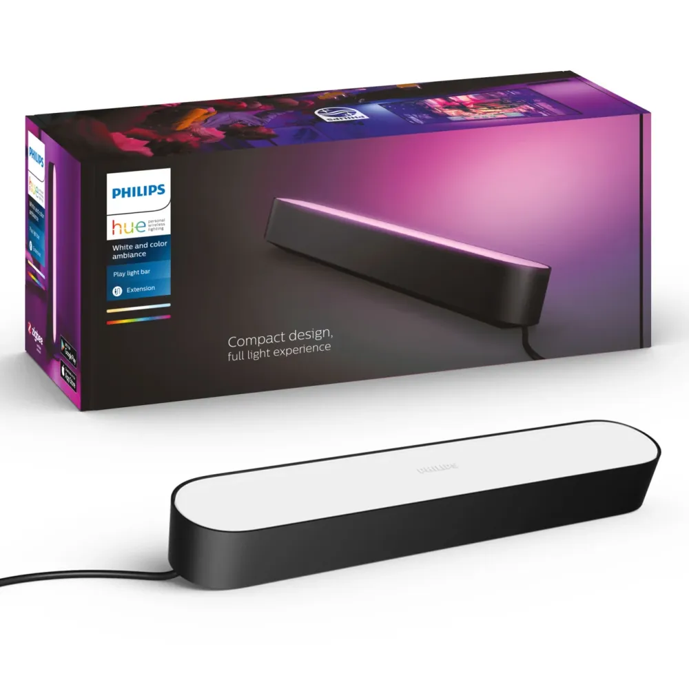 Philips Hue Smart Belysning|Philips Hue|Play Bord- og vegglampe - Svart