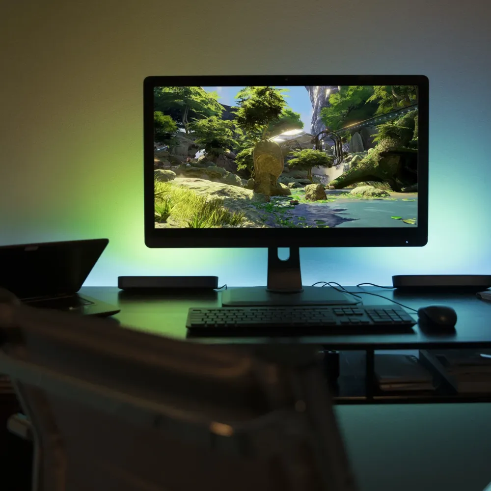 Philips Hue Smart Belysning|Philips Hue|Play Bord- og vegglampe - Svart