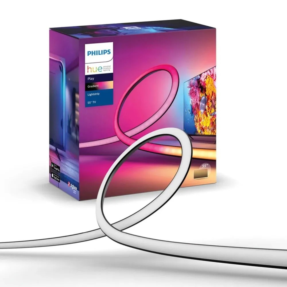 Philips Hue Smart Belysning|Tv Og Tilbehør|Play Gradient Lightstrip for TV 55"