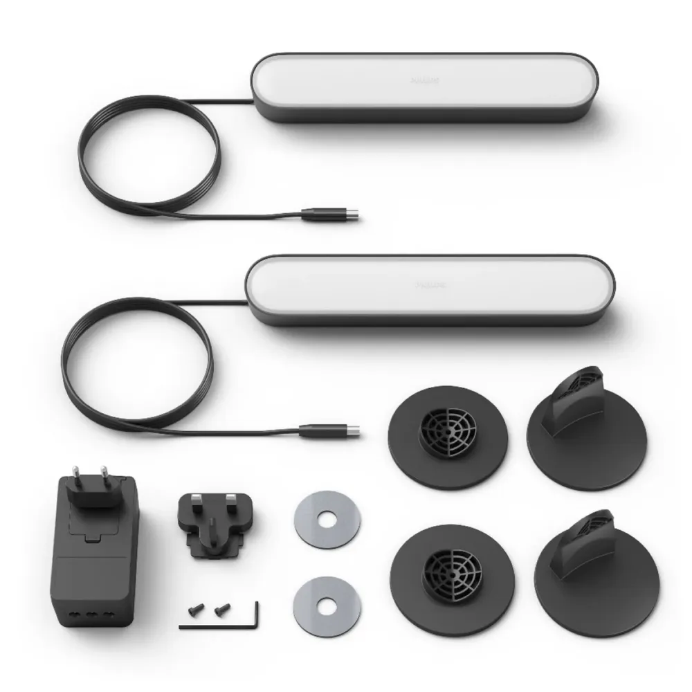 Philips Hue Smart Belysning|Philips Hue|Play light bar – smart lyslist, 2‑pakning