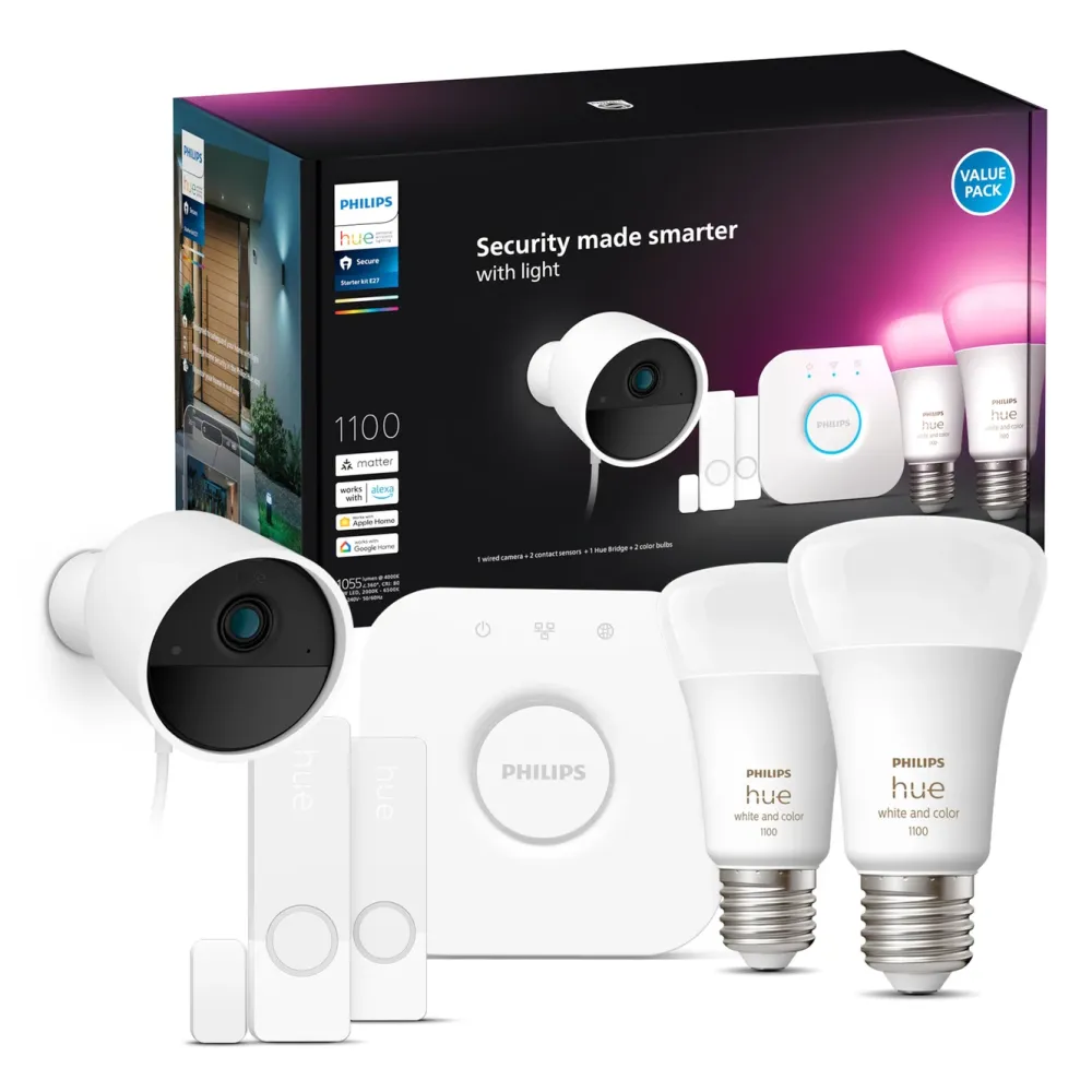 Philips Hue Philips Hue|Philips Hue|Secure Cam Startpakke