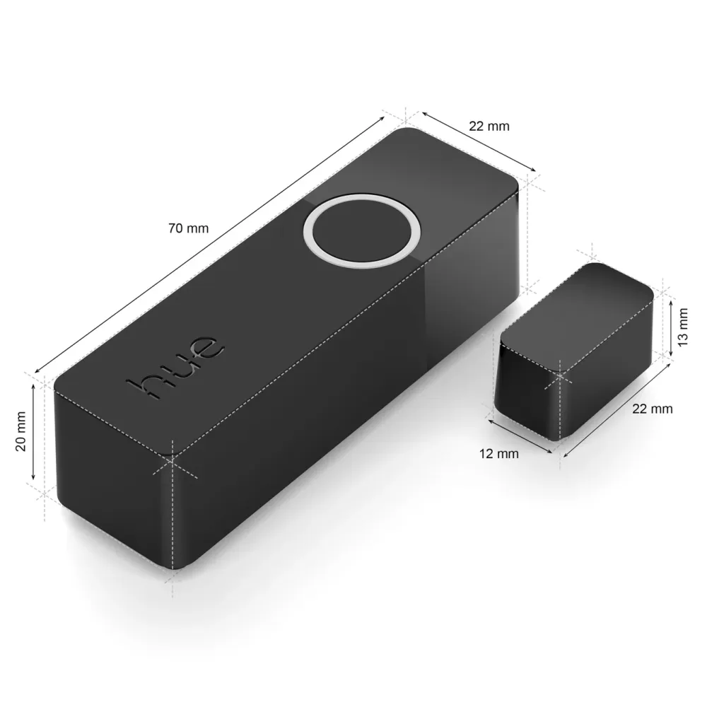 Philips Hue Philips Hue|Philips Hue|Secure Kontaktsensor - Svart 2-pk.