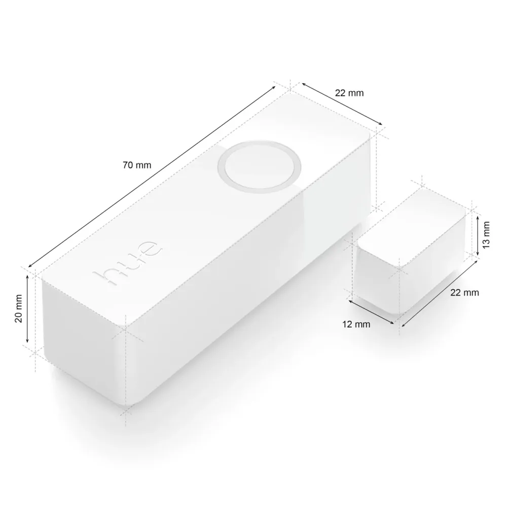 Philips Hue Philips Hue|Philips Hue|Secure Kontaktsensor - Hvit 2-pk.