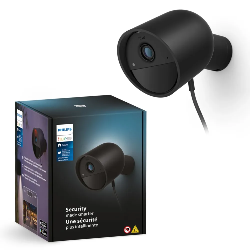 Philips Hue Philips Hue|Kameraovervåking|Secure Wired Cam