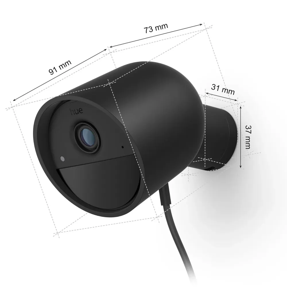 Philips Hue Philips Hue|Kameraovervåking|Secure Wired Cam