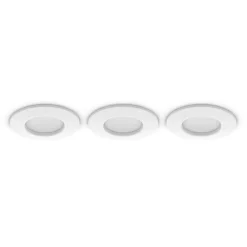 Philips Hue Smart Belysning|Philips Hue|Slank innfelt belysning Ø90 mm 3-pakning