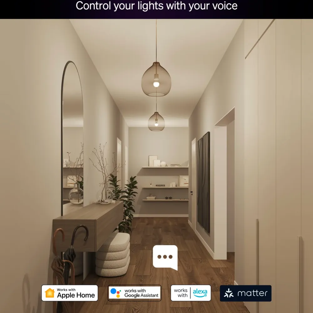 Philips Hue Smart Belysning|Philips Hue|Startpakke Essential: 3x White & Color E27 + Bridge