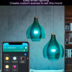 Philips Hue Smart Belysning|Philips Hue|Startpakke Pro: 3x White & Color E27 + Dimmer + Bridge Pro