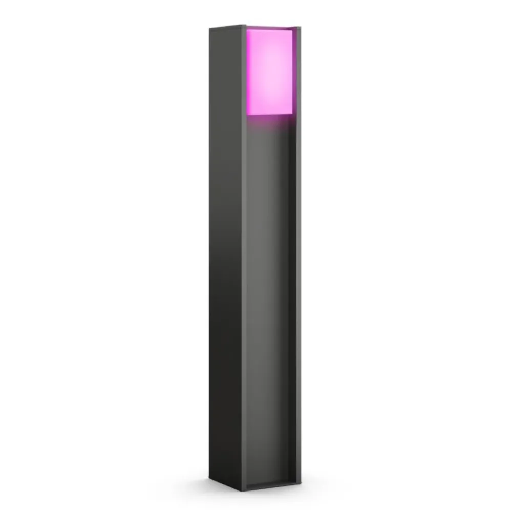 Philips Hue Philips Hue|Utendørs Belysning|Turaco stolpelampe White and Color Ambiance Antrasitt