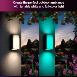 Philips Hue Philips Hue|Utendørs Belysning|Turaco vegglampe for utendørs bruk Antrasitt