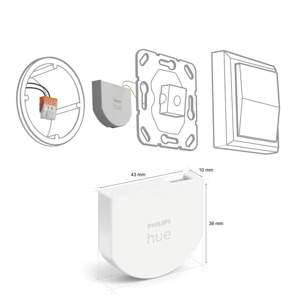 Philips Hue Philips Hue|Philips Hue|Veggbrytermodul 1-pk.