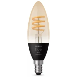 Philips Hue Smart Belysning|Smart Belysning|White Ambience Filament Smart LED-pære E14 350 lm