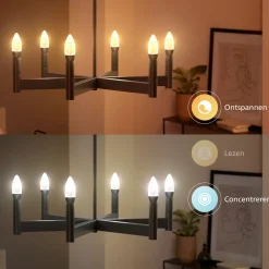 Philips Hue Smart Belysning|Smart Belysning|White Ambience Filament Smart LED-pære E14 350 lm