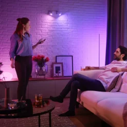Philips Hue Smart Belysning|Smart Belysning|White and Color Ambiance Smart LED-pære GU10 400 lm 2-pk