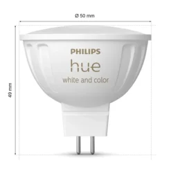 Philips Hue Smart Belysning|Philips Hue|White and Color Ambience MR16 400 lm
