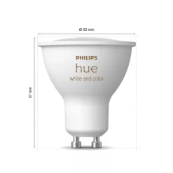 Philips Hue Smart Belysning|Philips Hue|White & Color Ambiance GU10 – Startpakke med Bridge Pro