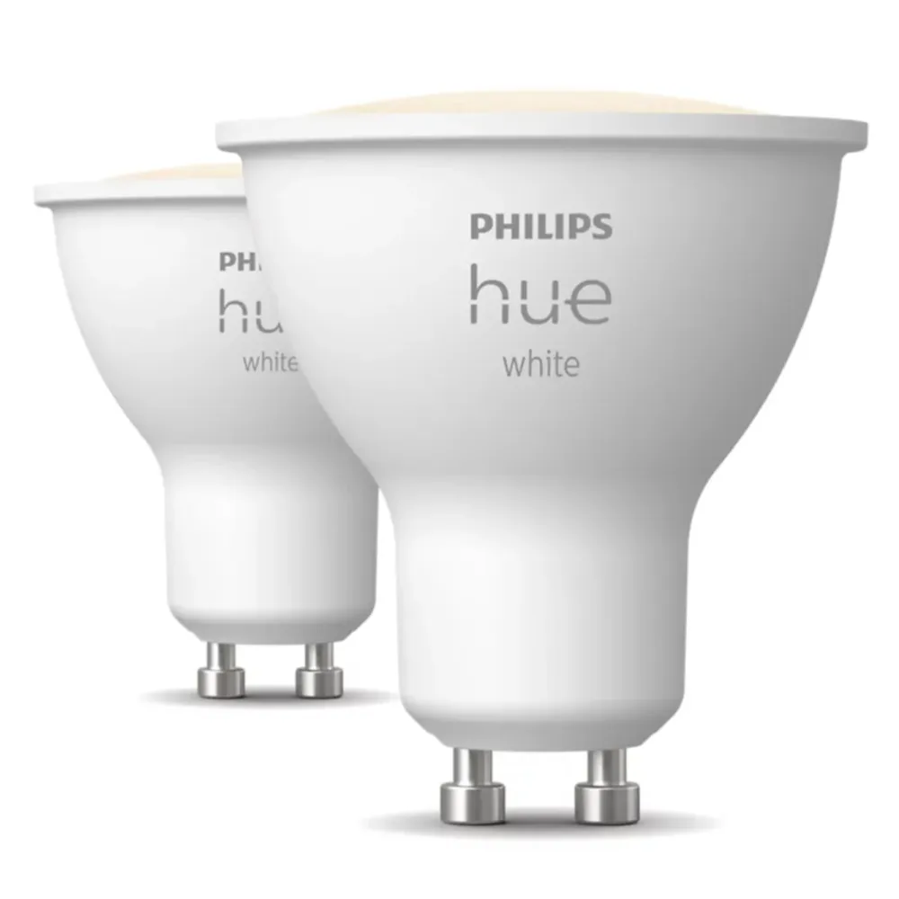 Philips Hue Smart Belysning|Philips Hue|White Smart LED-pære GU10 400 lm 2-pack